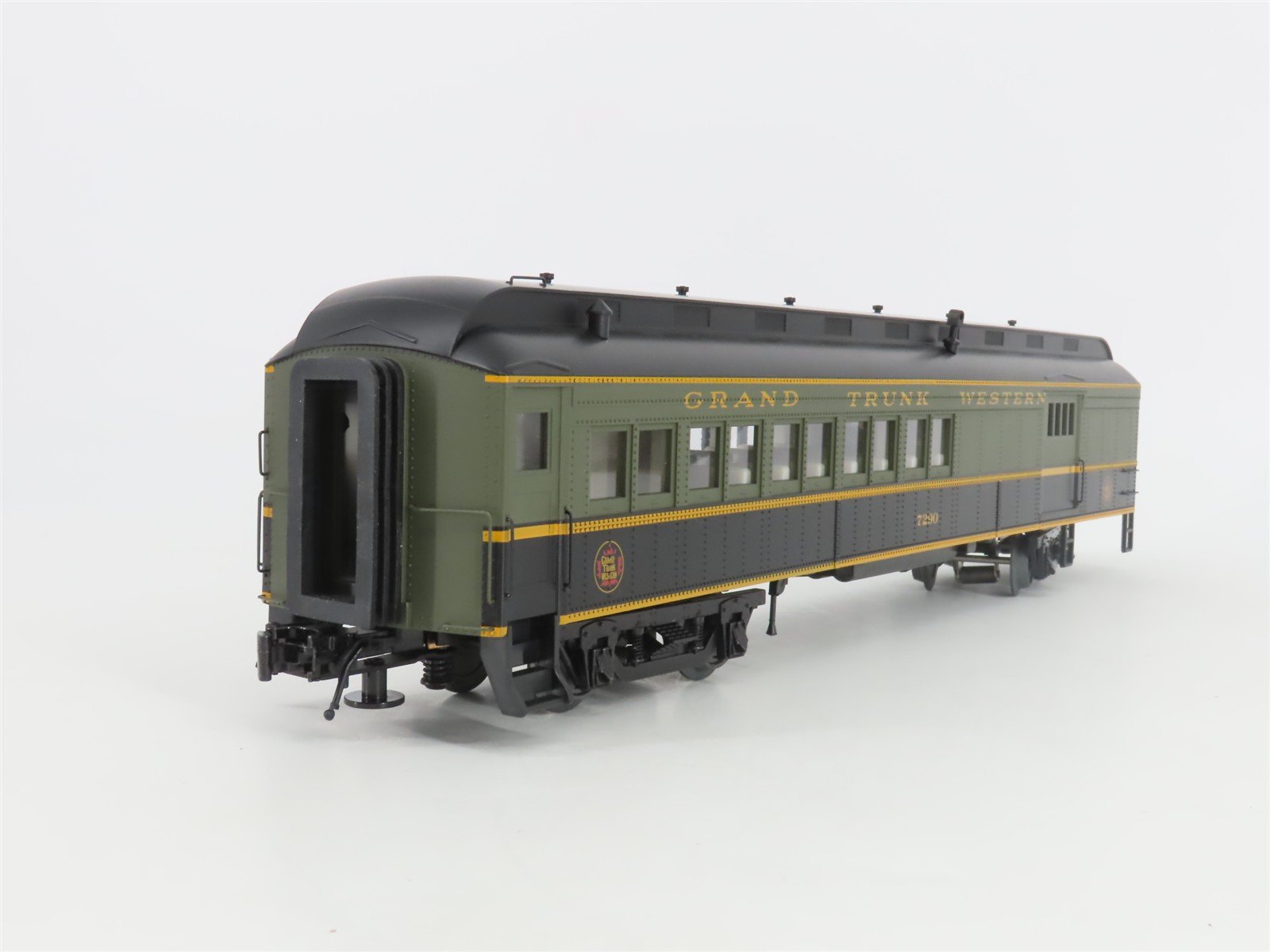 O Gauge 3-Rail Atlas Trainman 2001219-1 GTW 60' Combine Passenger Car #7290