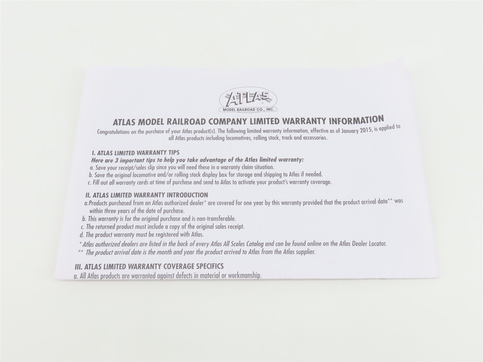 O Gauge 3-Rail Atlas Trainman 2001219-1 GTW 60' Combine Passenger Car #7290