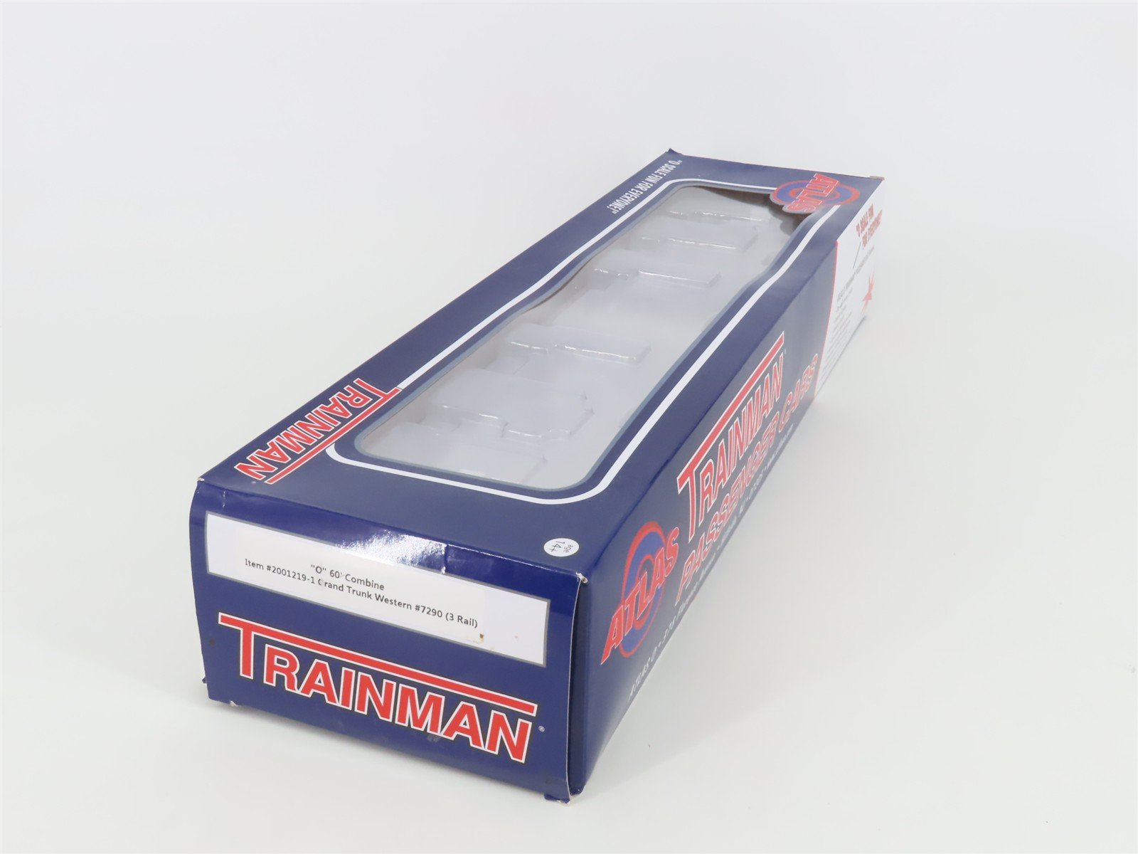 O Gauge 3-Rail Atlas Trainman 2001219-1 GTW 60' Combine Passenger Car #7290