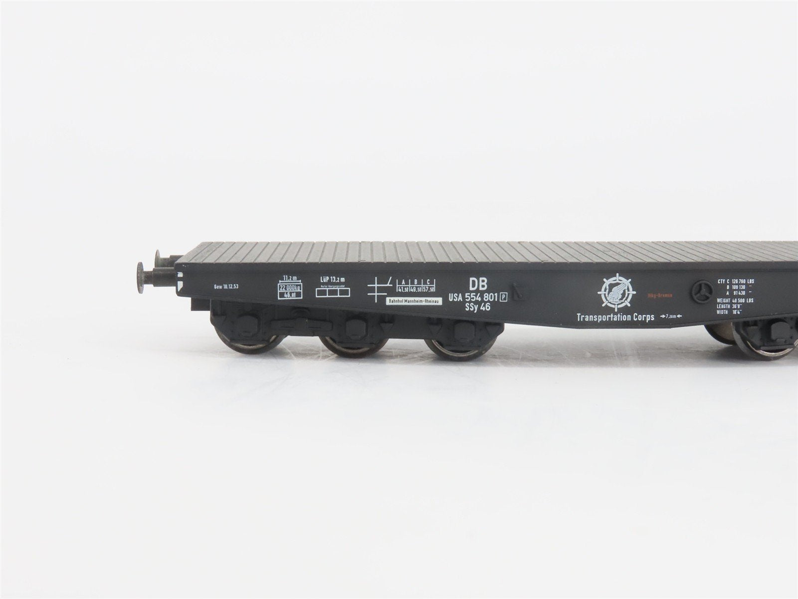 HO Liliput L352000 US Army Transportation Sleeper Passenger & Flat Cars Set of 3