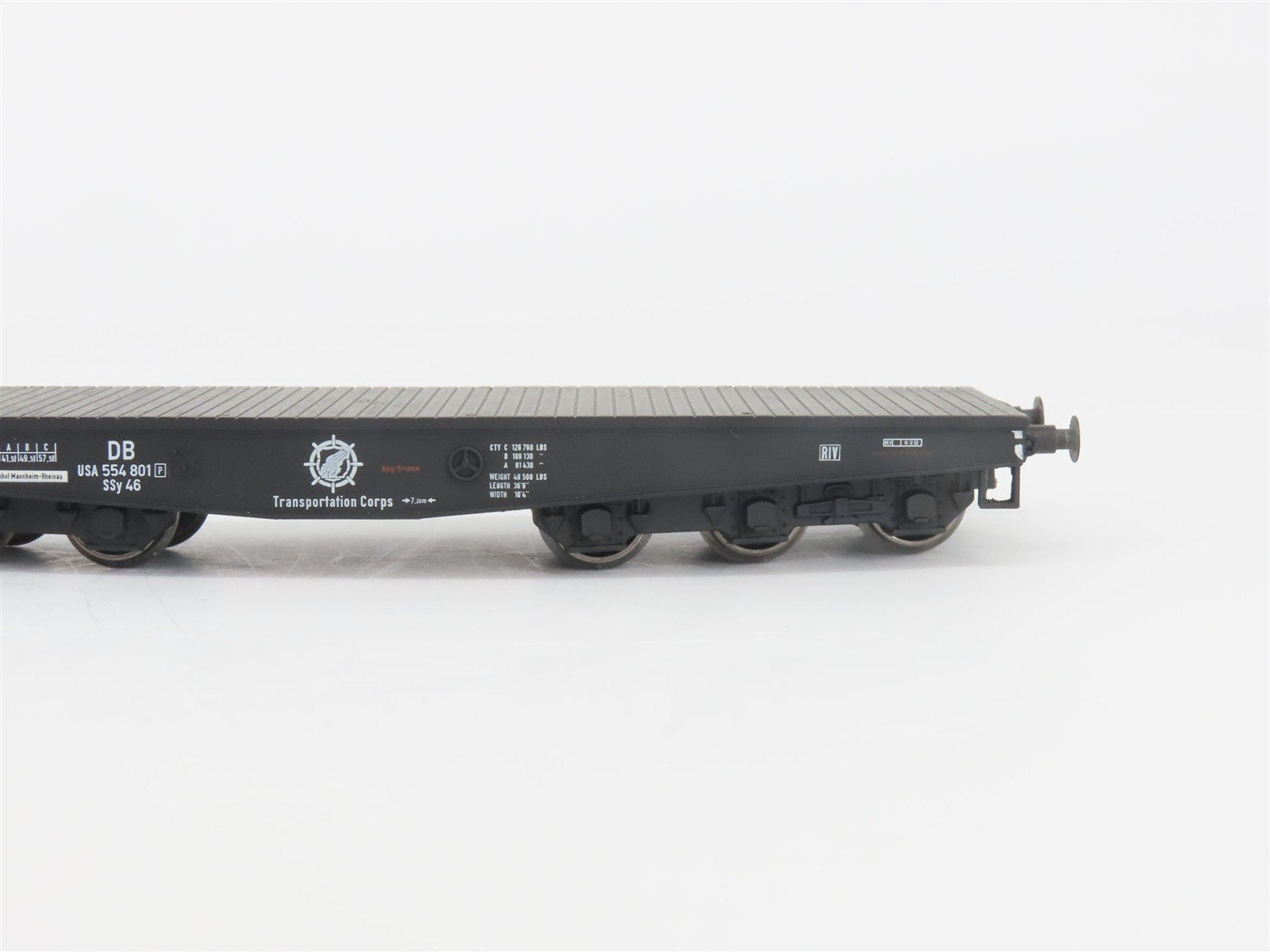 HO Liliput L352000 US Army Transportation Sleeper Passenger & Flat Cars Set of 3