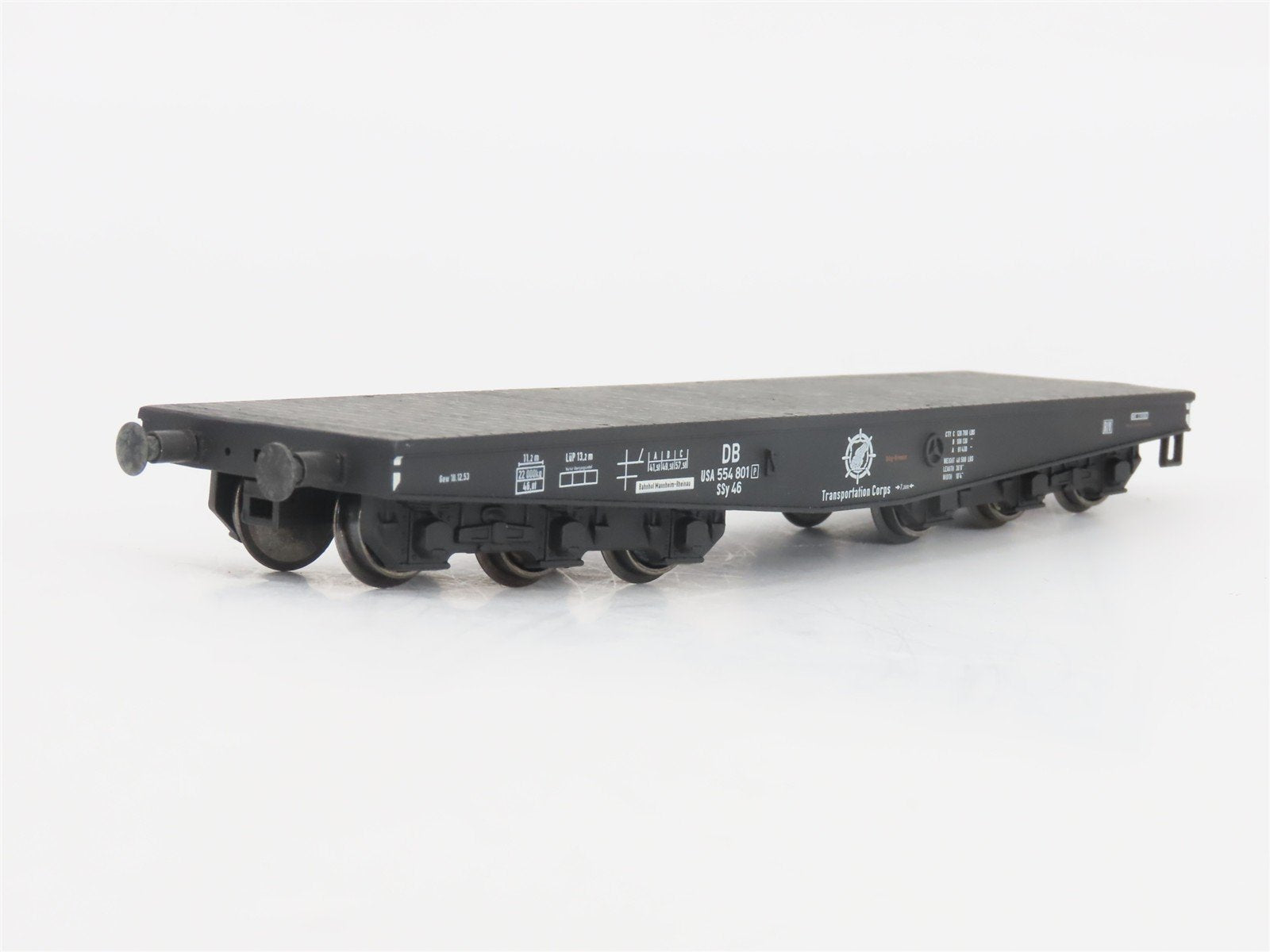 HO Liliput L352000 US Army Transportation Sleeper Passenger & Flat Cars Set of 3
