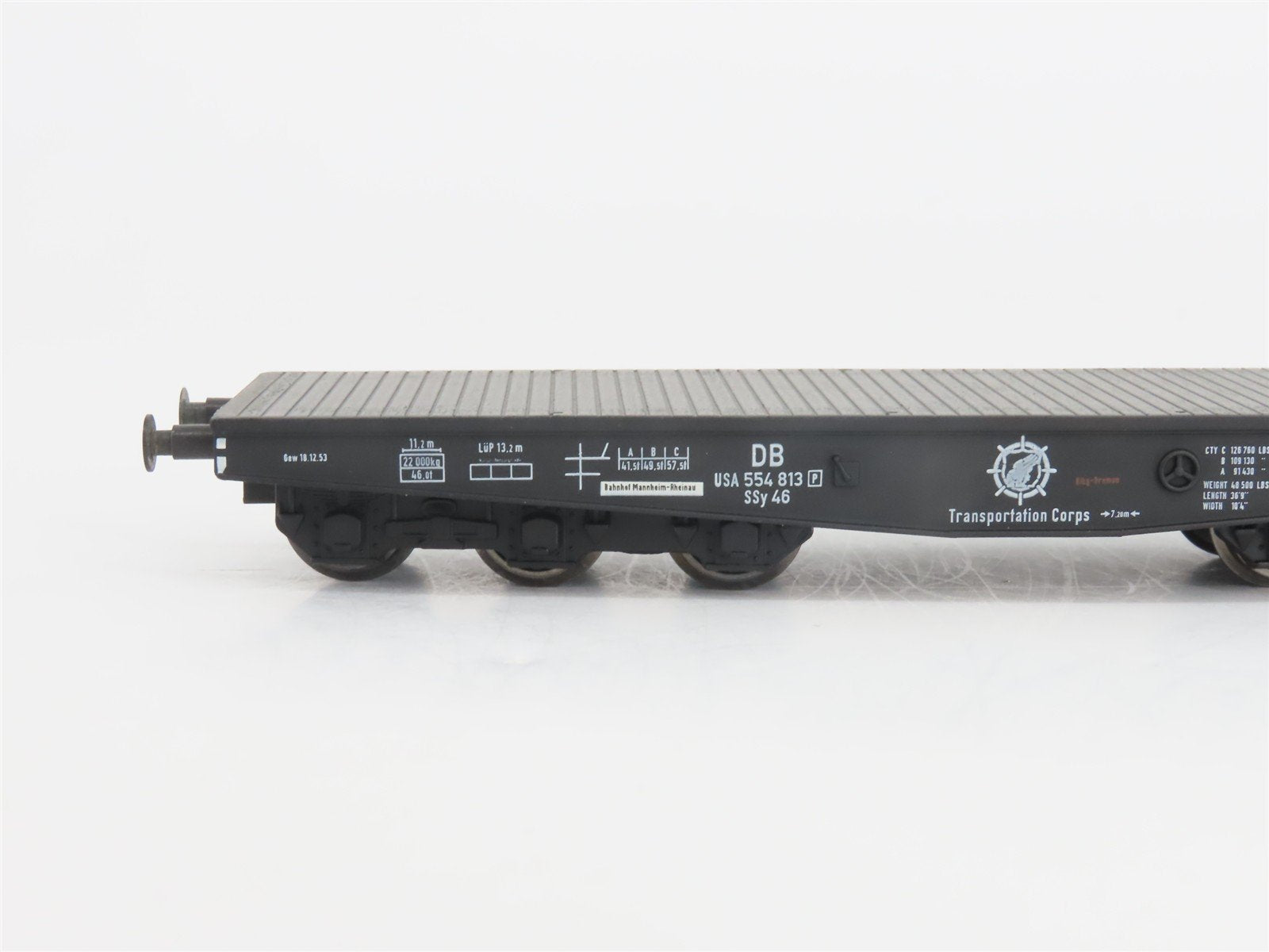 HO Liliput L352000 US Army Transportation Sleeper Passenger & Flat Cars Set of 3