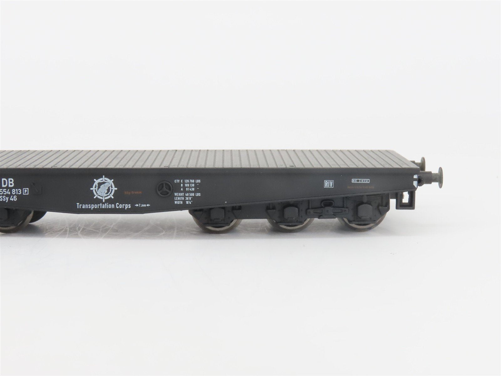 HO Liliput L352000 US Army Transportation Sleeper Passenger & Flat Cars Set of 3