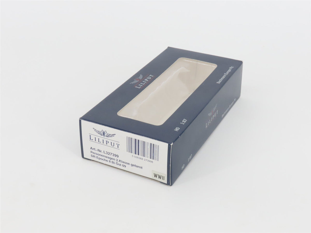 HO Scale Liliput L327399 DR Deutsche Reichsbahn WWII 2nd Class Passenger Car
