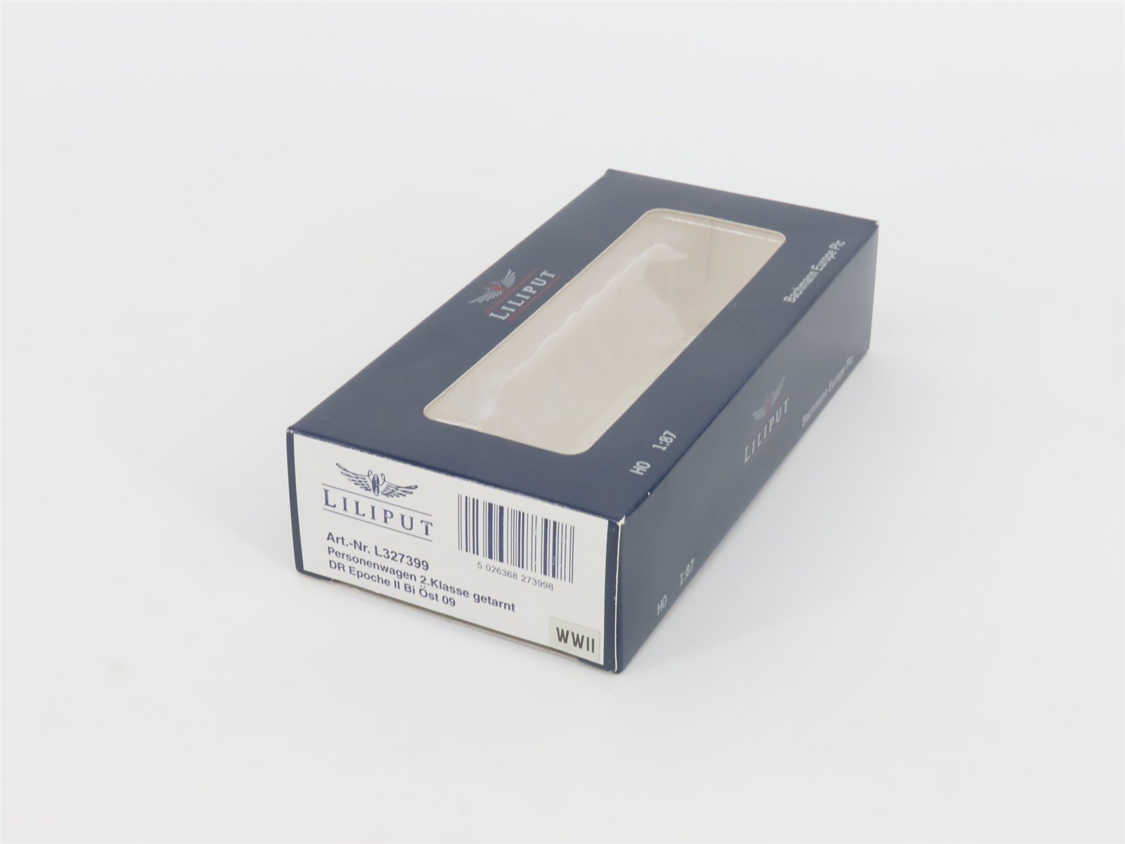 HO Scale Liliput L327399 DR Deutsche Reichsbahn WWII 2nd Class Passenger Car