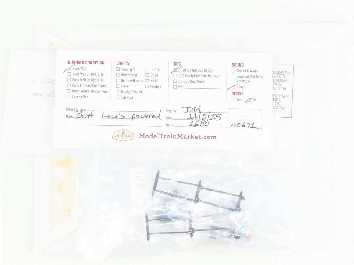 OO Bachmann Branchline LNER London North Eastern 4-6-2 Mallard Steam 2-Unit Set