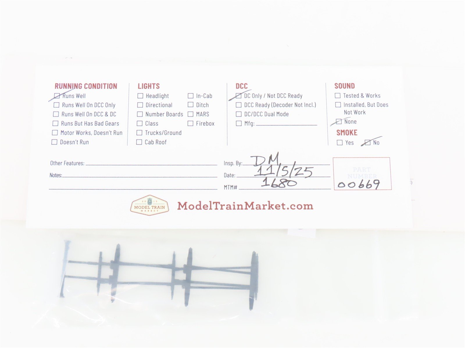 OO Bachmann Branchline 31-551 BR British 2-6-2 V2 Gresley Steam 