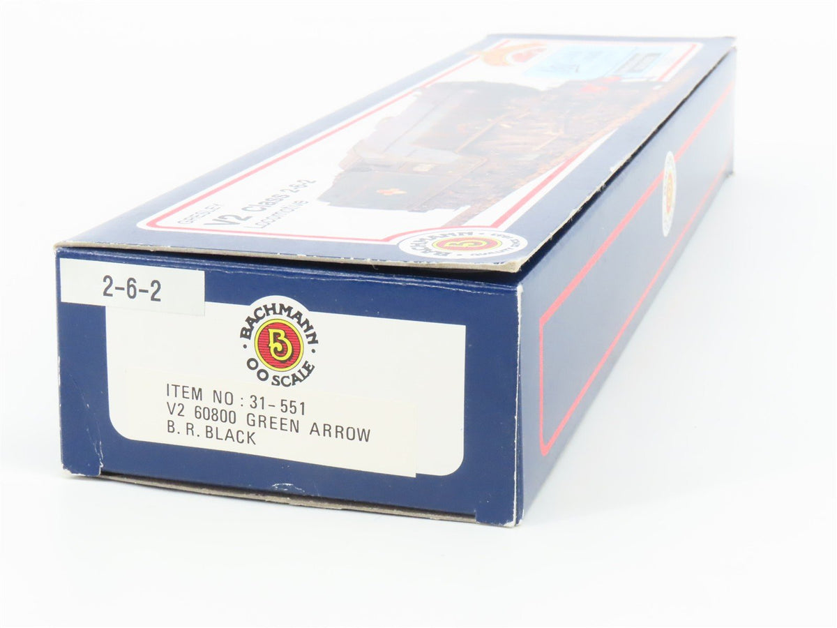 OO Bachmann Branchline 31-551 BR British 2-6-2 V2 Gresley Steam &quot;Green Arrow&quot;