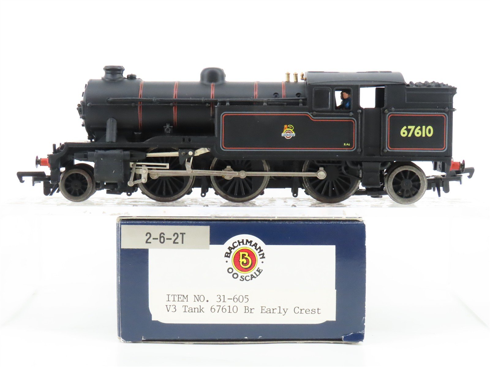 OO Bachmann Branchline 31-605 BR British 2-6-2T V3 Gresley Tank Steam #67610