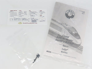 O 3-Rail Lionel 6-31714 AMTK Amtrak Acela Electric Passenger Set w/ TMCC & Sound