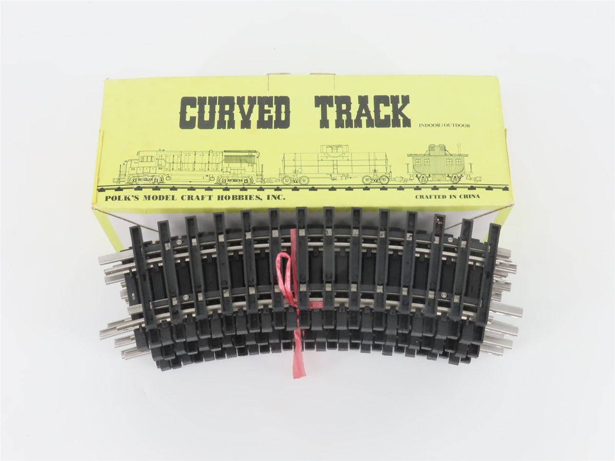 G Scale AristoCraft ART-20100 48&quot; S.S.USA Curved Track Pieces 12-Pack