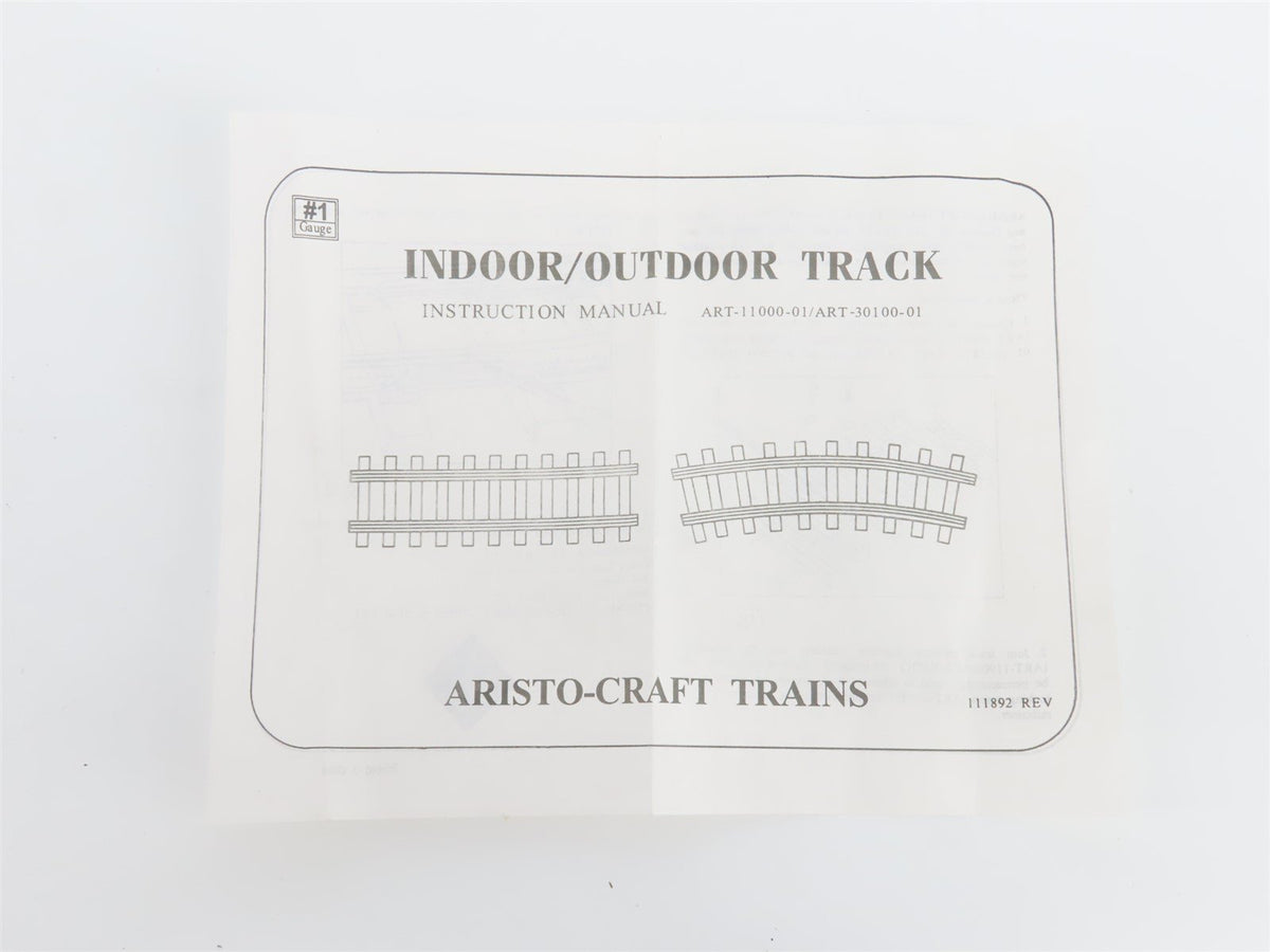 G Scale AristoCraft ART-20100 48&quot; S.S.USA Curved Track Pieces 12-Pack