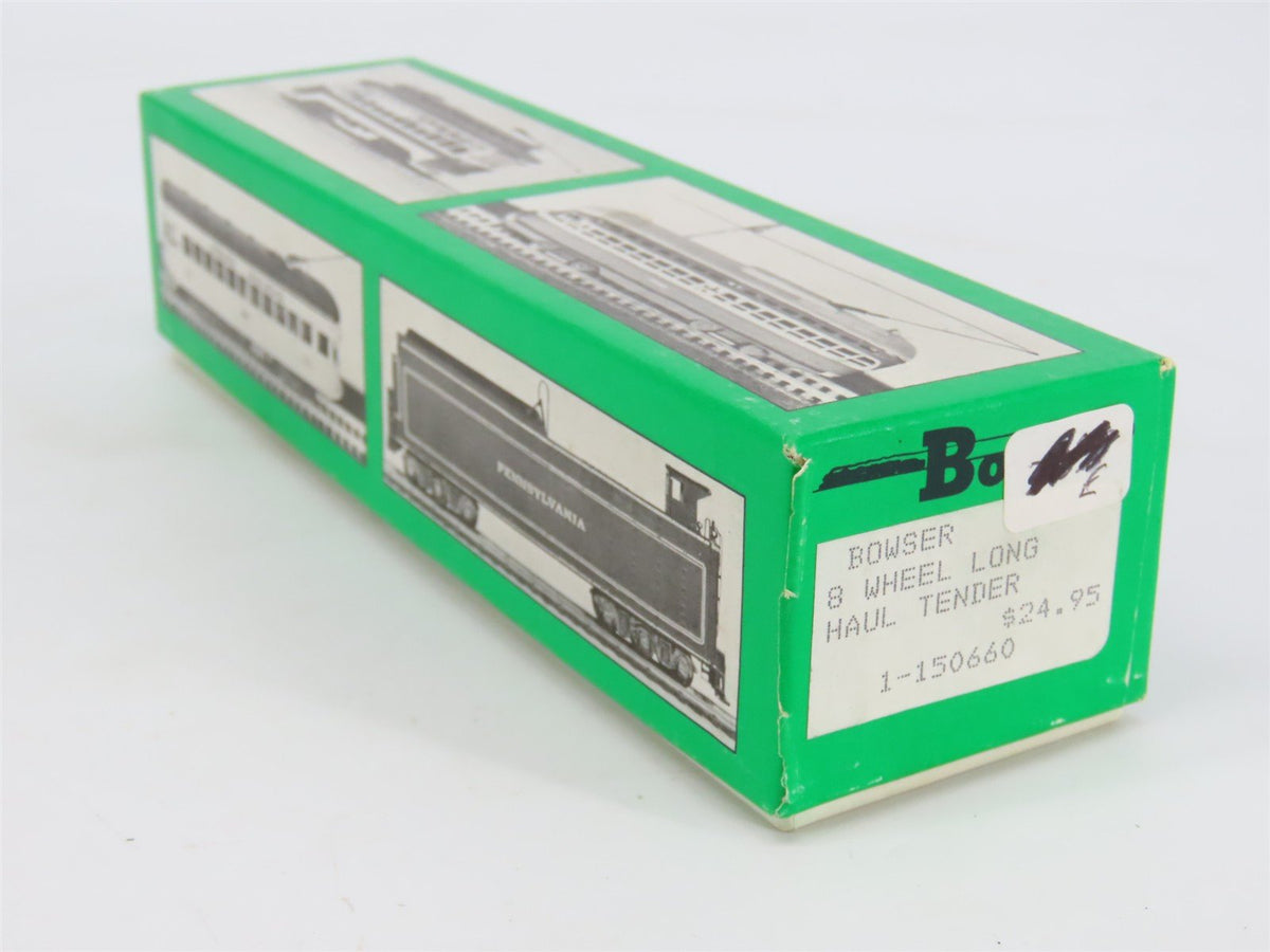 HO Scale Bowser 1-150660 Undecorated Die-Cast 8 Wheel Long Haul Steam Tender Kit