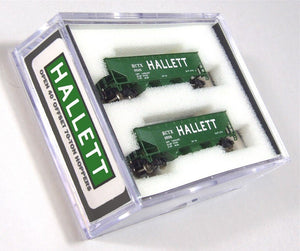 Z FULL THROTTLE FT4601-1 HCTX Hallett 40' Offset 3-Bay Hoppers w/ Load - Set #1