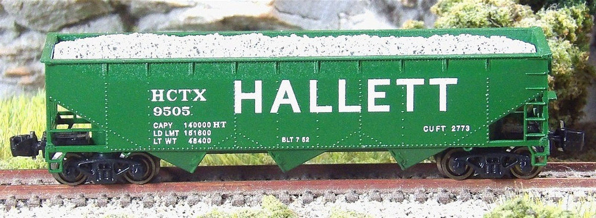 Z FULL THROTTLE FT4601-1 HCTX Hallett 40&#39; Offset 3-Bay Hoppers w/ Load - Set #1