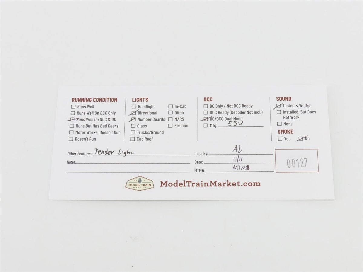 HO Scaletrains.com SXT70001 UP GTEL 8500 HP Turbine Locomotive #18 wDCC &amp; Sound