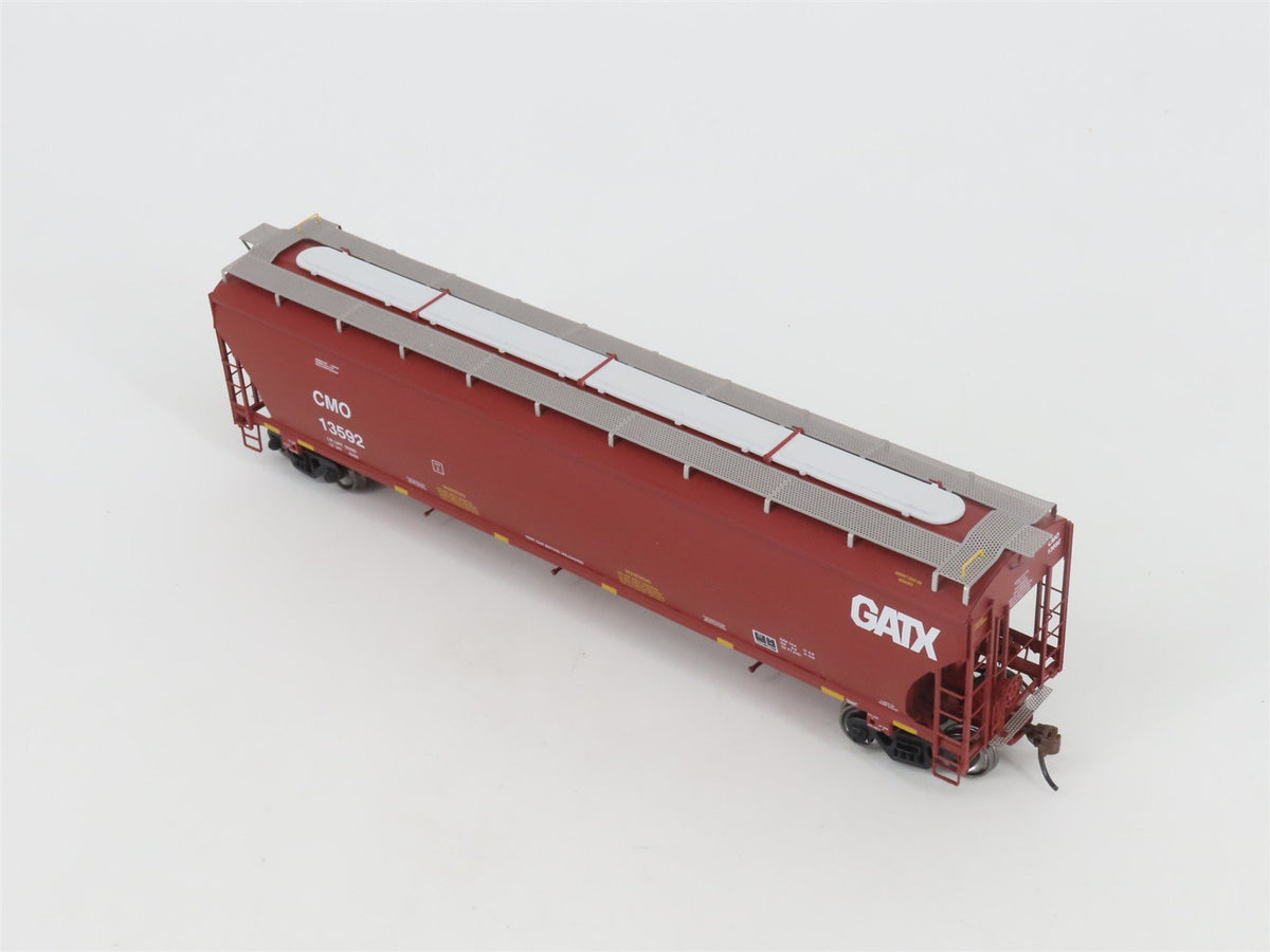 HO Scale Athearn ATH89593 CMO GATX 3-Bay Covered Hopper #13592