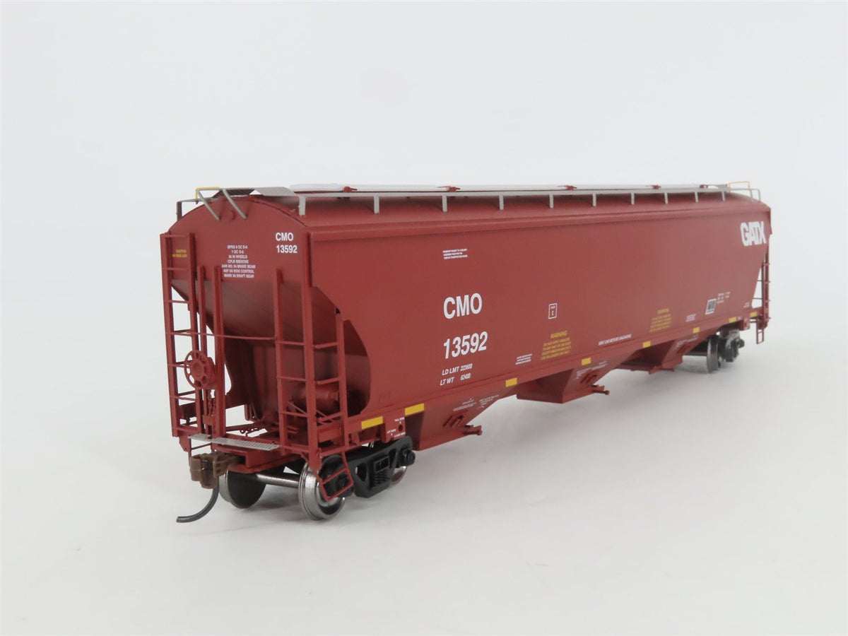 HO Scale Athearn ATH89593 CMO GATX 3-Bay Covered Hopper #13592