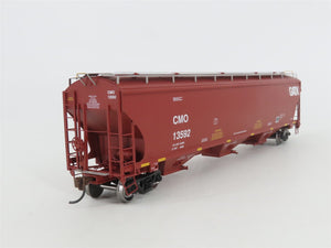 HO Scale Athearn ATH89593 CMO GATX 3-Bay Covered Hopper #13592