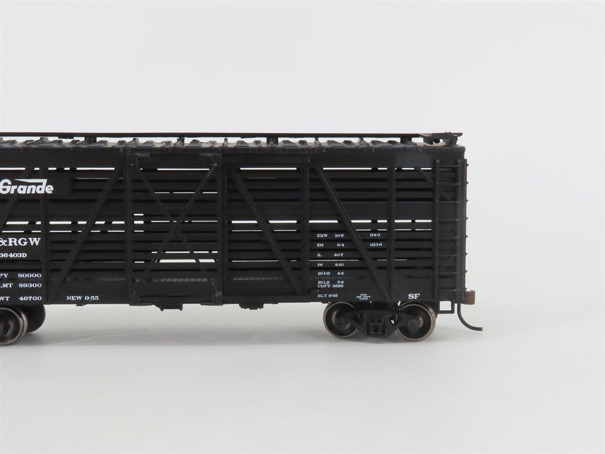 HO Scale Athearn 75977 D&amp;RGW Rio Grande Railroad Stock Car #36403D