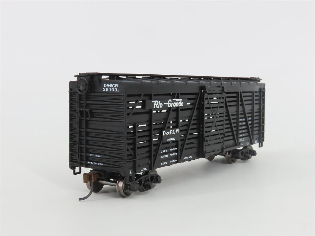 HO Scale Athearn 75977 D&amp;RGW Rio Grande Railroad Stock Car #36403D