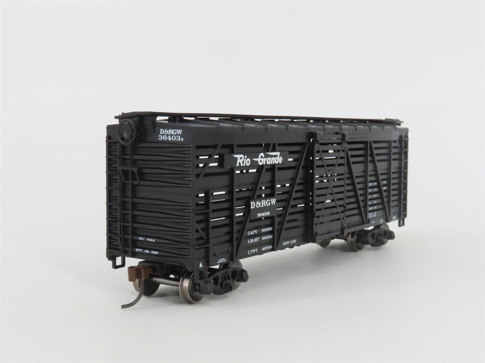 HO Scale Athearn 75977 D&RGW Rio Grande Railroad Stock Car #36403D
