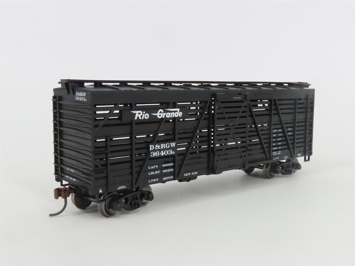 HO Scale Athearn 75977 D&amp;RGW Rio Grande Railroad Stock Car #36403D