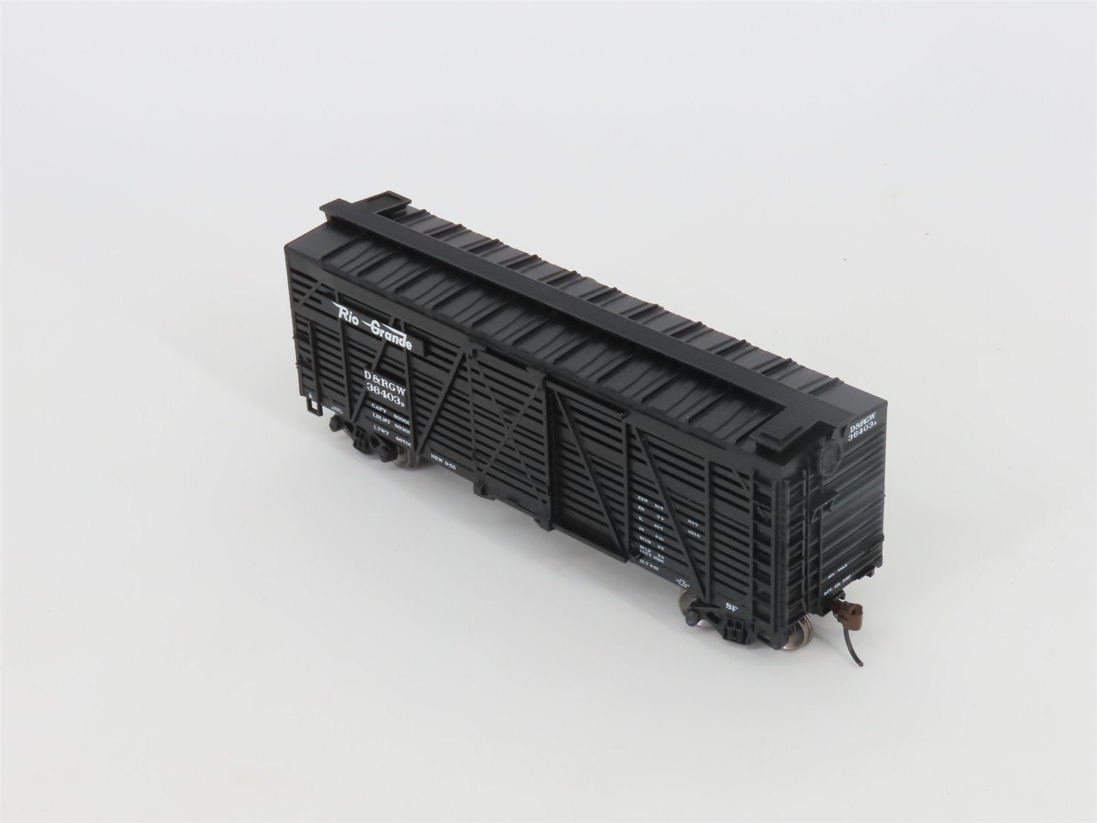 HO Scale Athearn 75977 D&RGW Rio Grande Railroad Stock Car #36403D