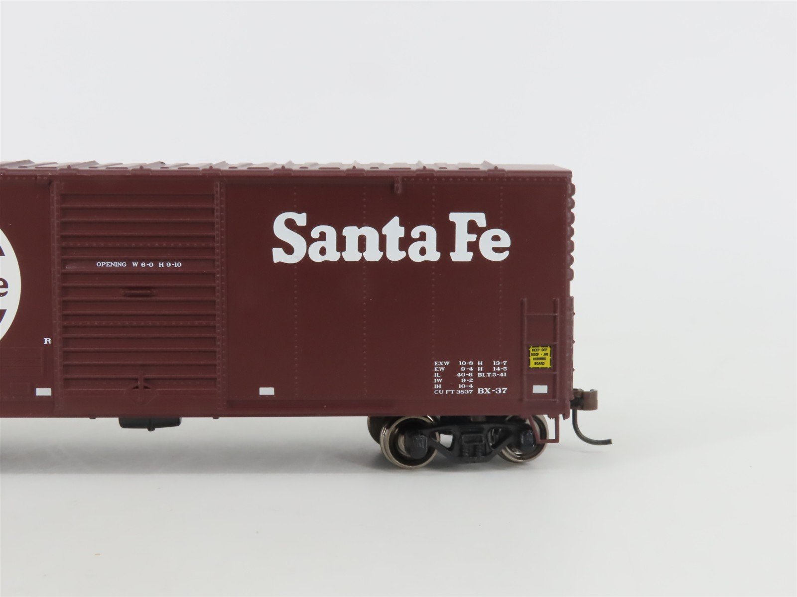 HO Scale Athearn 73426 ATSF Santa Fe Railroad 40' Modernized Box Car #144282