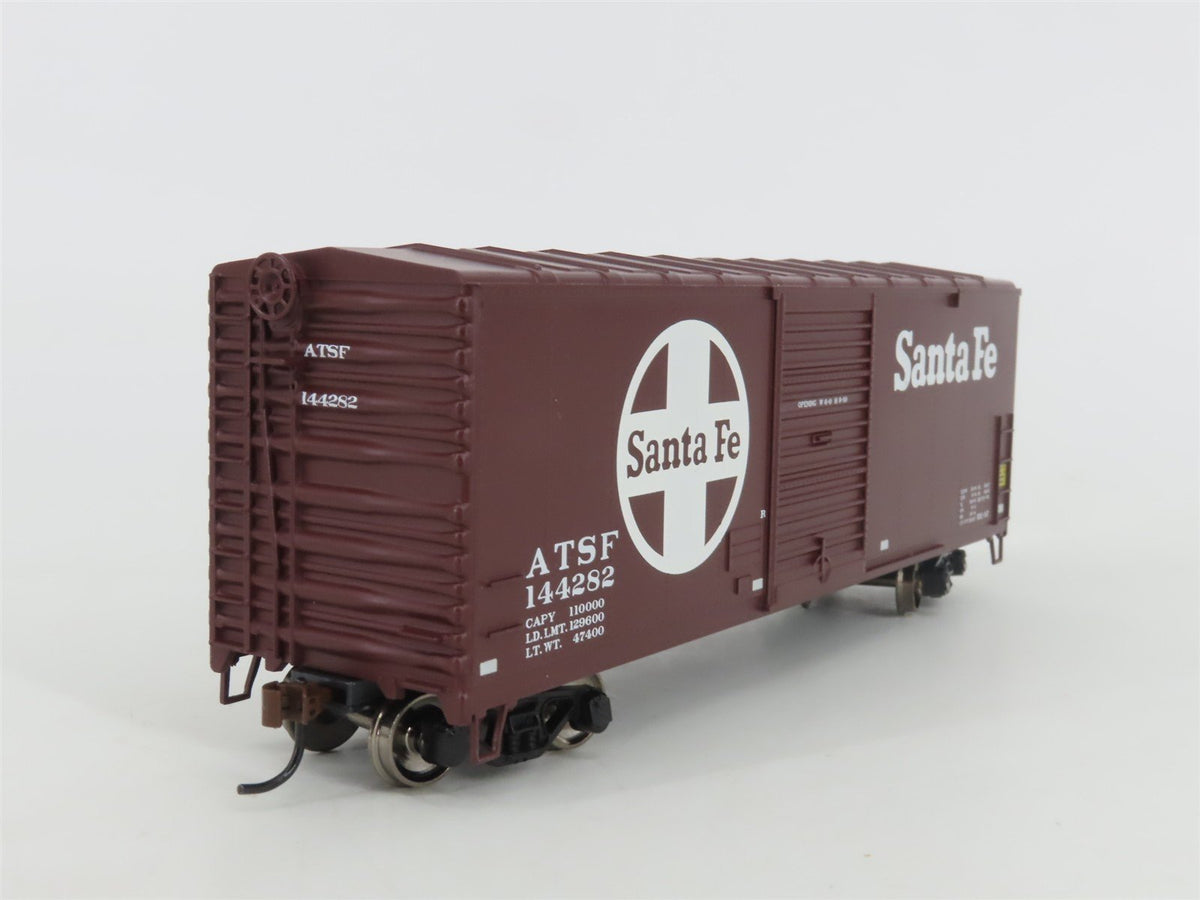 HO Scale Athearn 73426 ATSF Santa Fe Railroad 40&#39; Modernized Box Car #144282