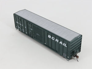 HO Scale Athearn ATH87198 BCOL BC Rail 50' Combination Door Box Car #5417