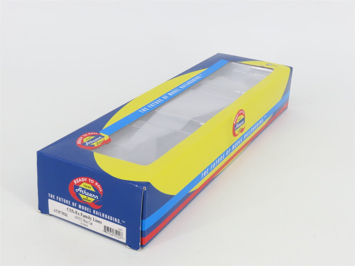 HO Scale Athearn ATH75022 CSXT Ex Family Lines 60&#39; ICC Box Car #161824