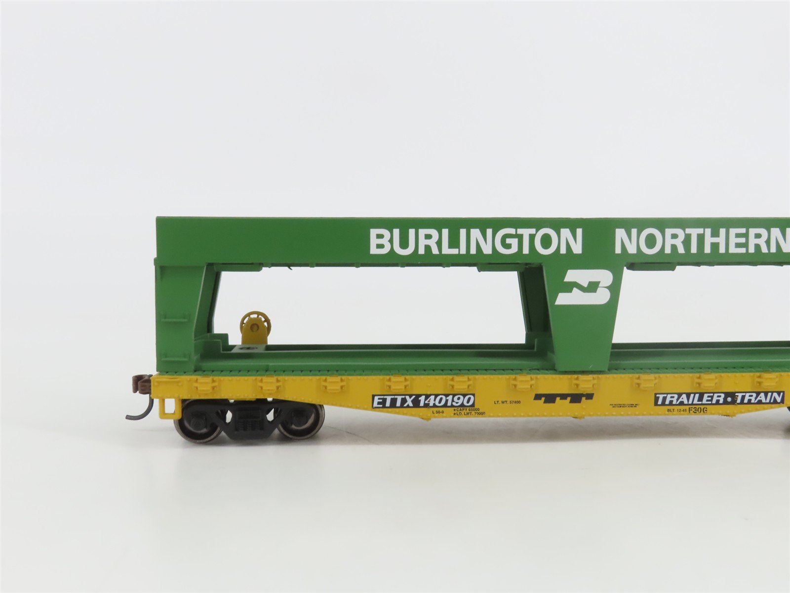 HO Athearn Roundhouse RND74428 ETTX Burlington Northern 50' Auto Loader #140190