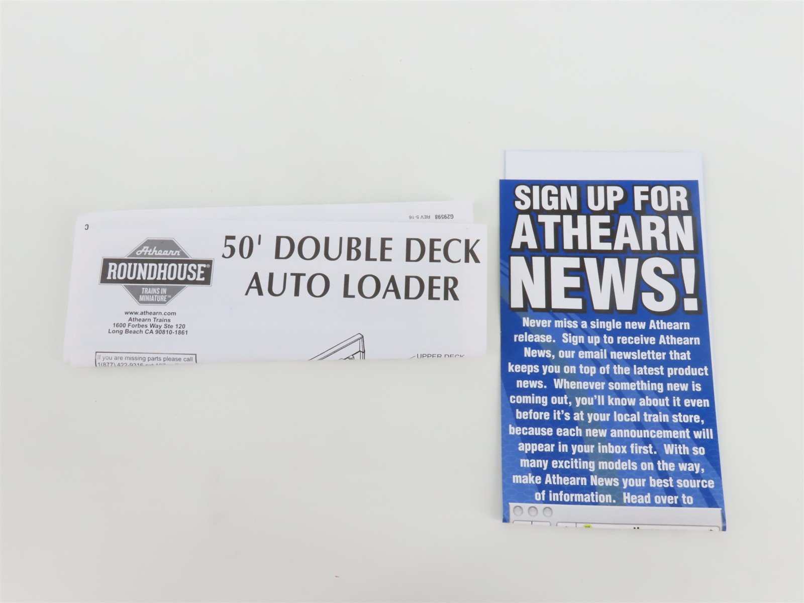 HO Athearn Roundhouse RND74428 ETTX Burlington Northern 50' Auto Loader #140190