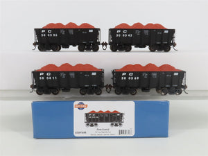 HO Scale Athearn Roundhouse ATH97698 PC Penn Central 26' Ore Car w/ Loads 4-Pack