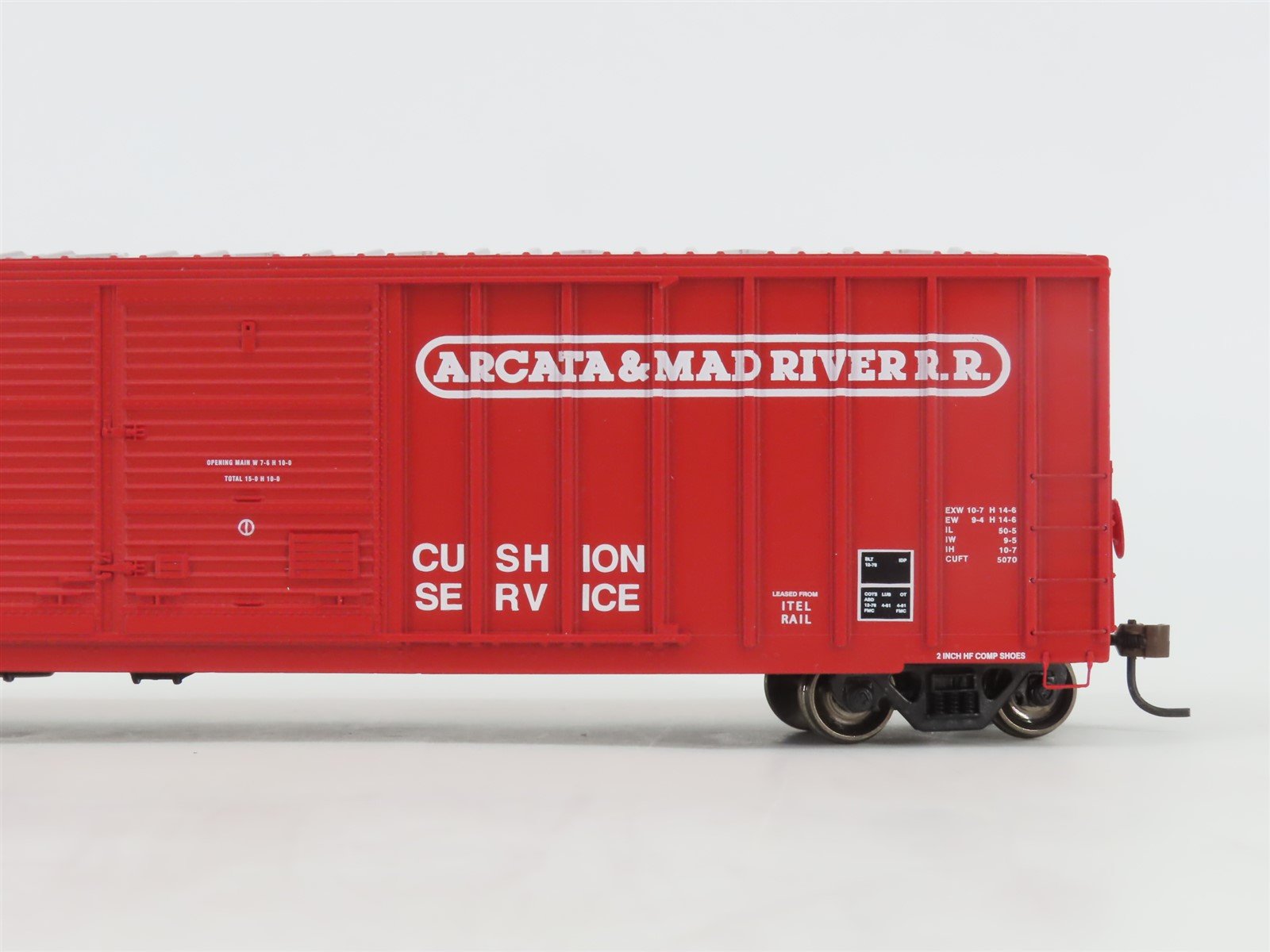 HO Scale Athearn 98403 A&MR Arcata & Mad River 50' Double Door Box Car #1087