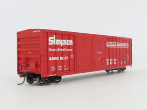 HO Scale Athearn 98403 A&MR Arcata & Mad River 50' Double Door Box Car #1087