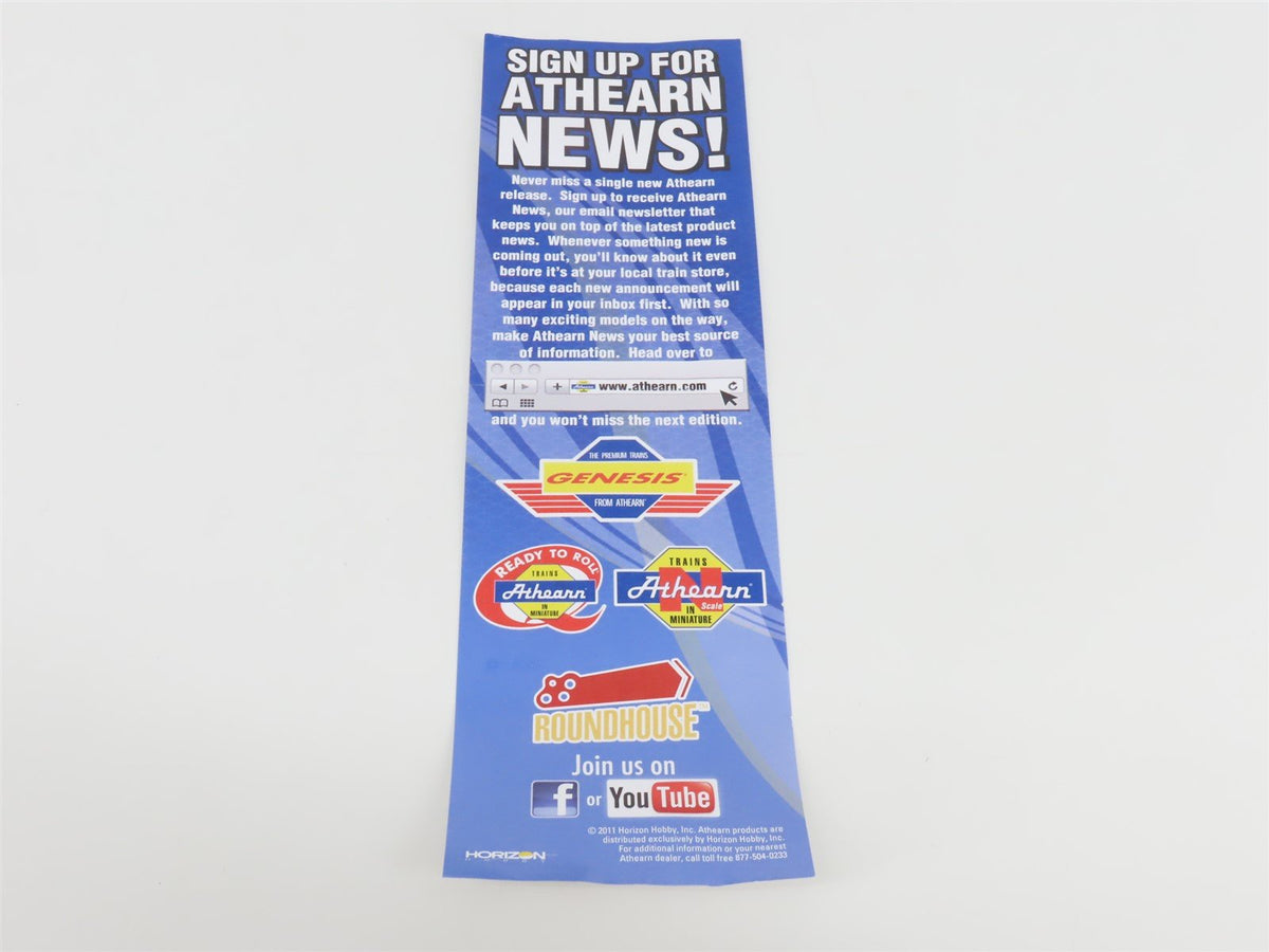 HO Scale Athearn 98403 A&amp;MR Arcata &amp; Mad River 50&#39; Double Door Box Car #1087