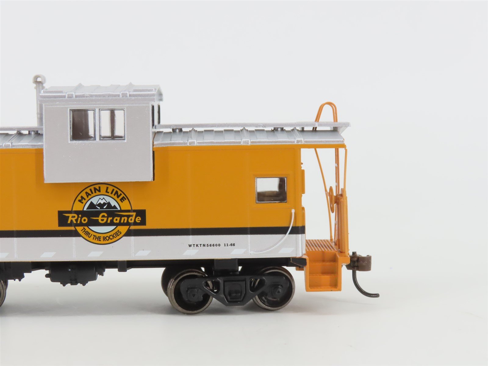 HO Scale Athearn Roundhouse RND87937 D&RGW Rio Grande Wide Vision Caboose #01507
