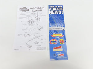 HO Scale Athearn Roundhouse RND87937 D&RGW Rio Grande Wide Vision Caboose #01507