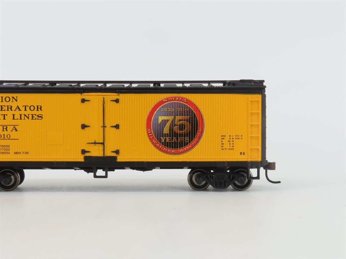 HO Scale Athearn Collectibles 99402 NMRA 75 Years 40&#39; Wood Side Reefer #2010