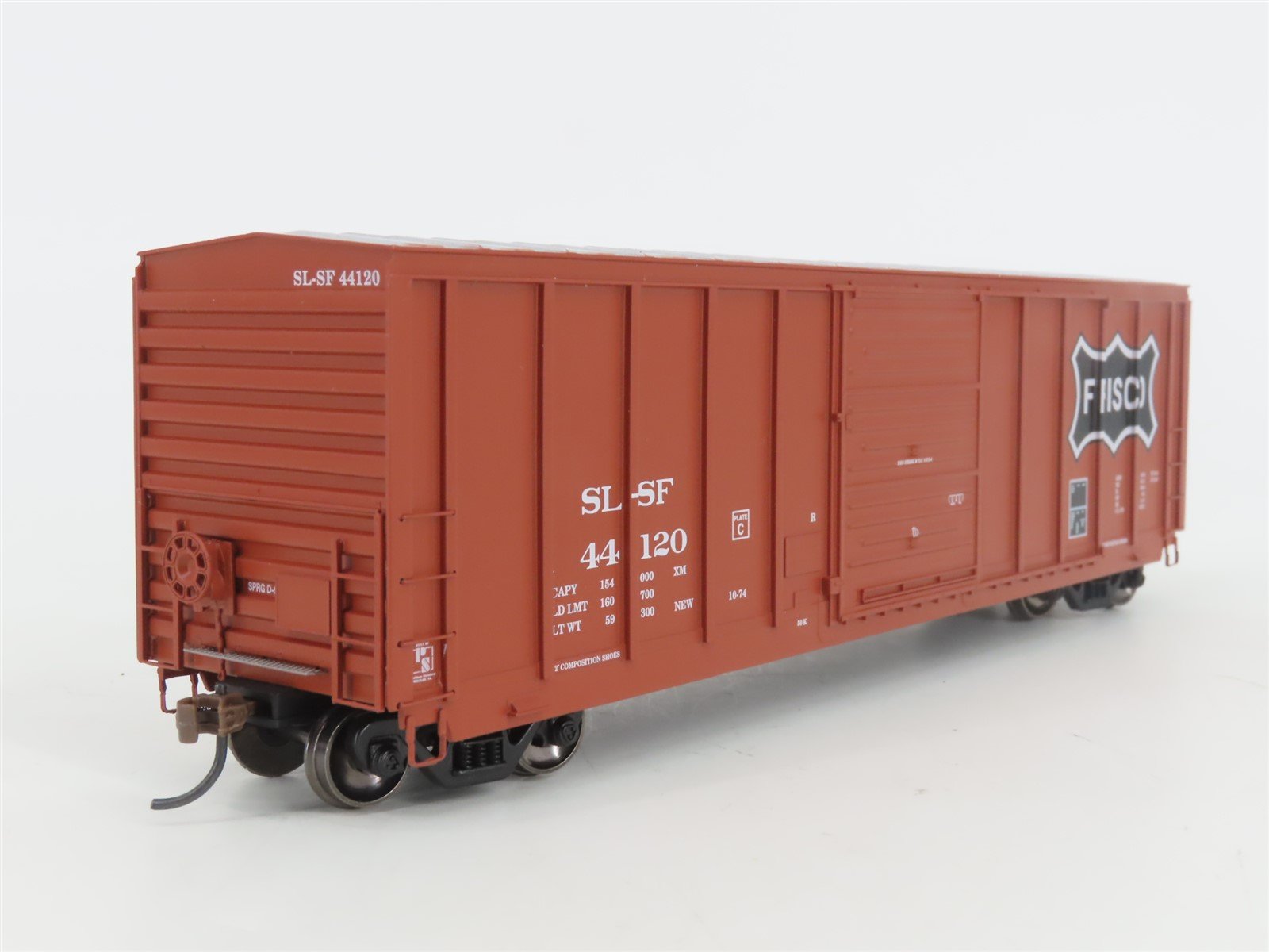 HO Scale Athearn ATH15697 SL-SF Frisco Railroad Single Door Box Car #44120