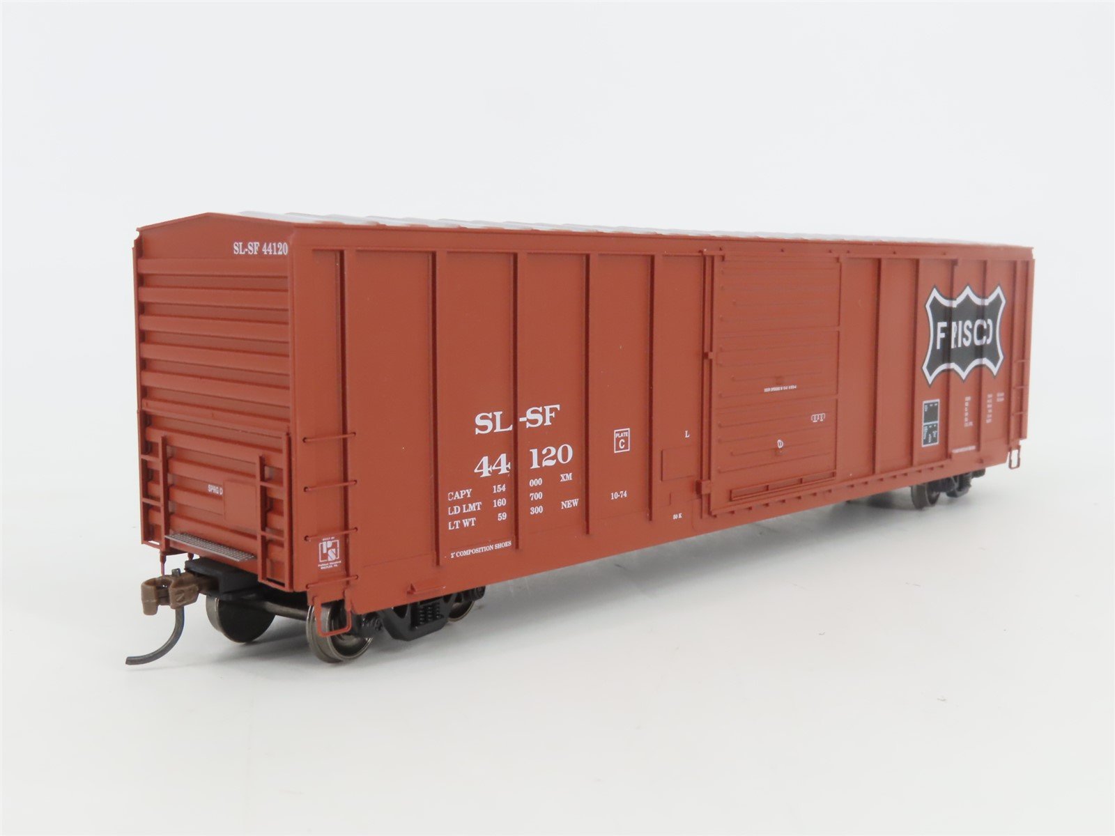 HO Scale Athearn ATH15697 SL-SF Frisco Railroad Single Door Box Car #44120