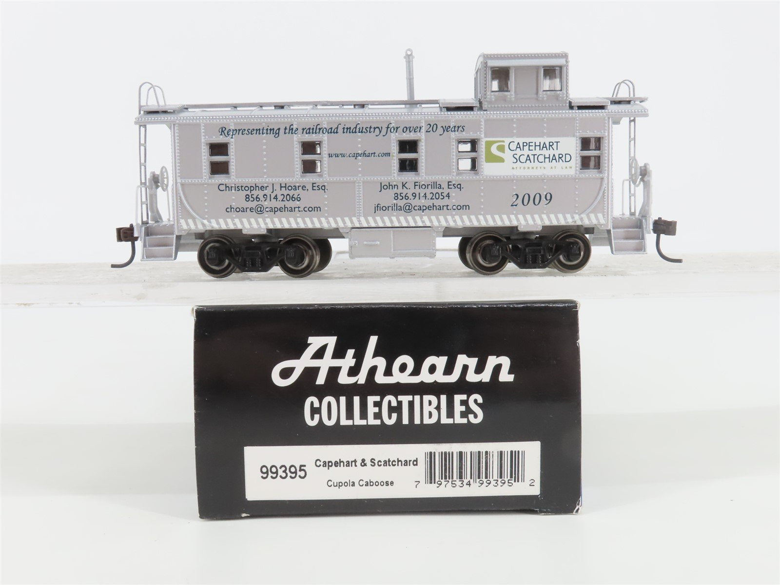 HO Scale Athearn Collectibles 99395 Capehart & Scatchard Cupola Caboose #2009