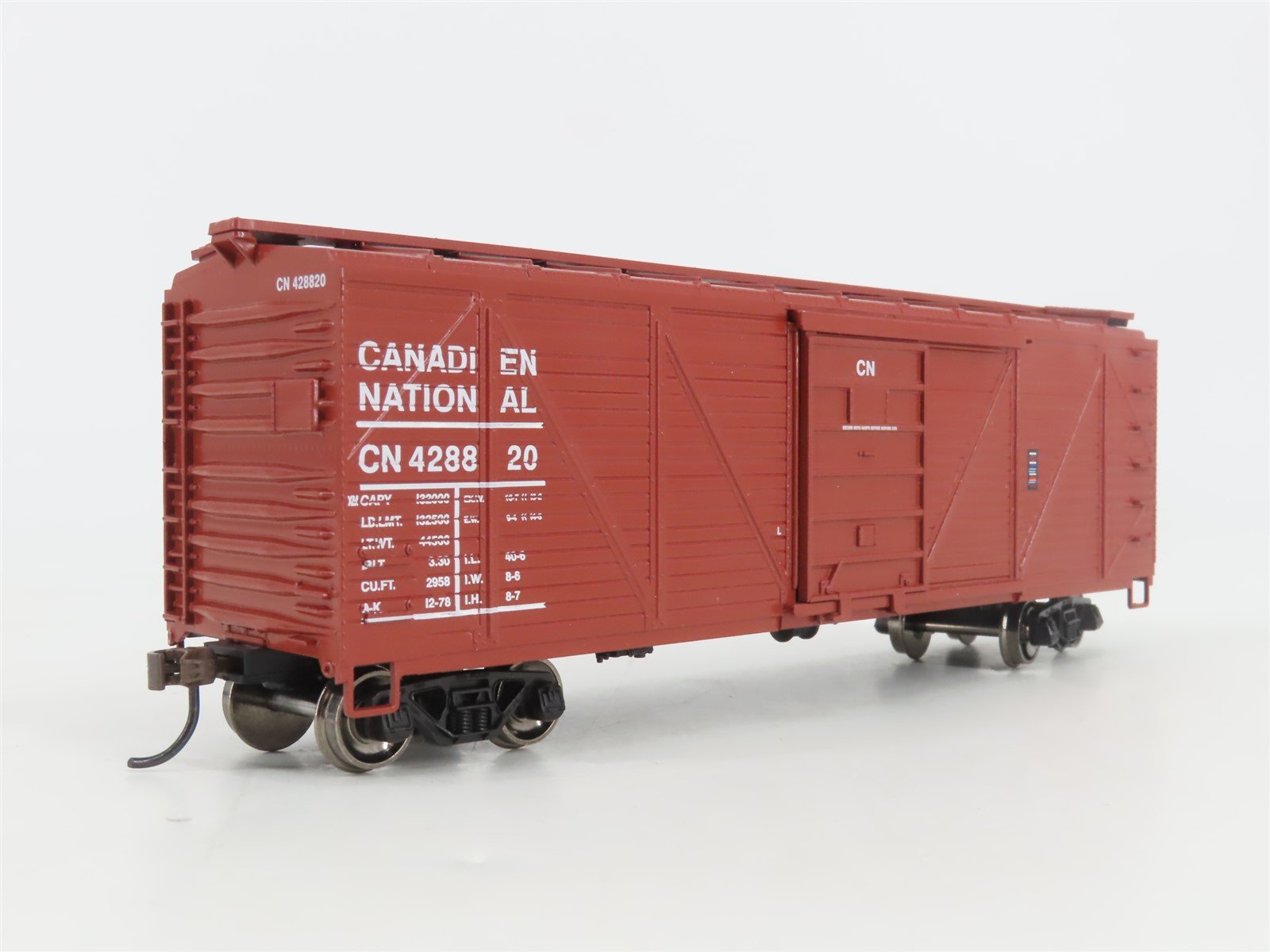 HO Scale Athearn Roundhouse RND2885 CN Canadian National 40' Box Car #428820