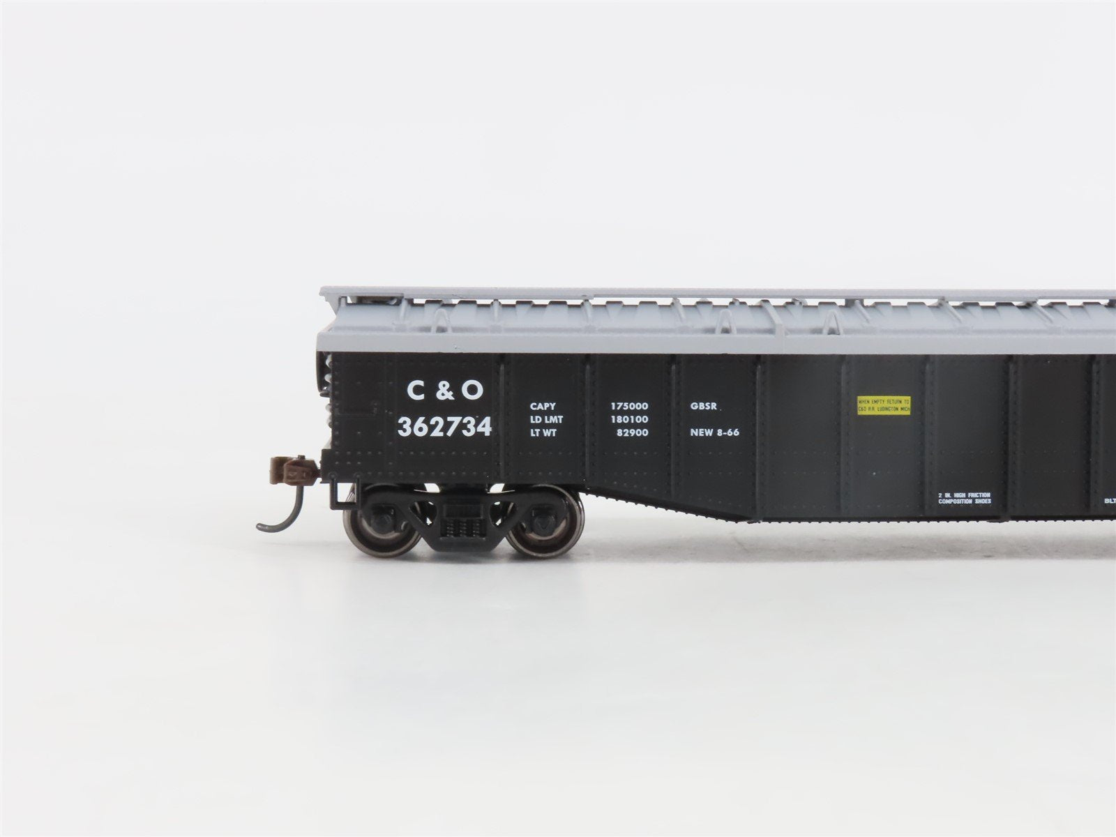 HO Scale Athearn Roundhouse RND82036 C&O Chesapeake & Ohio 50' Gondola #362734