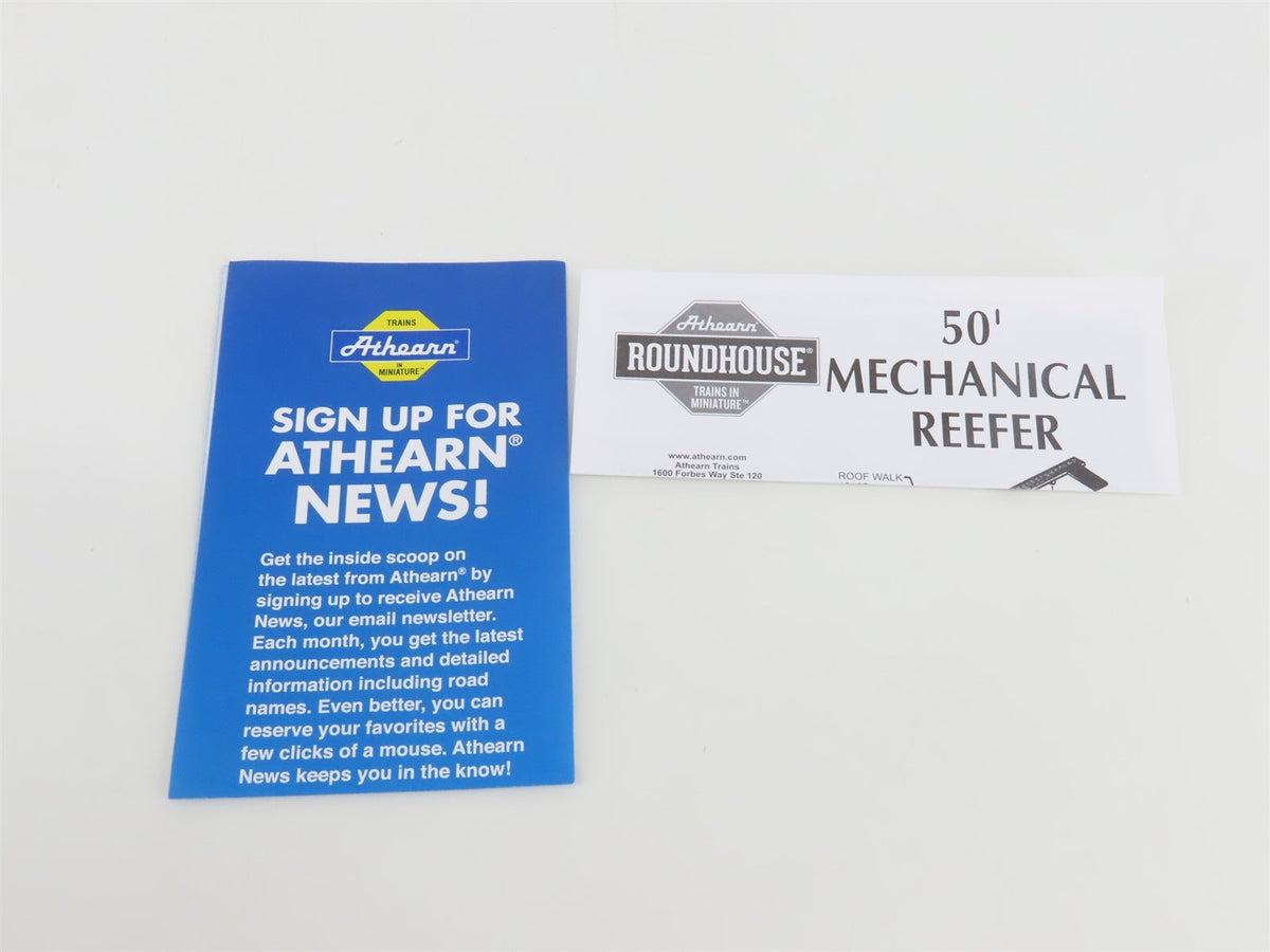 HO Scale Athearn Roundhouse RND72898 CRYX Cryo-Trans 50&#39; Mechanical Reefer #7077