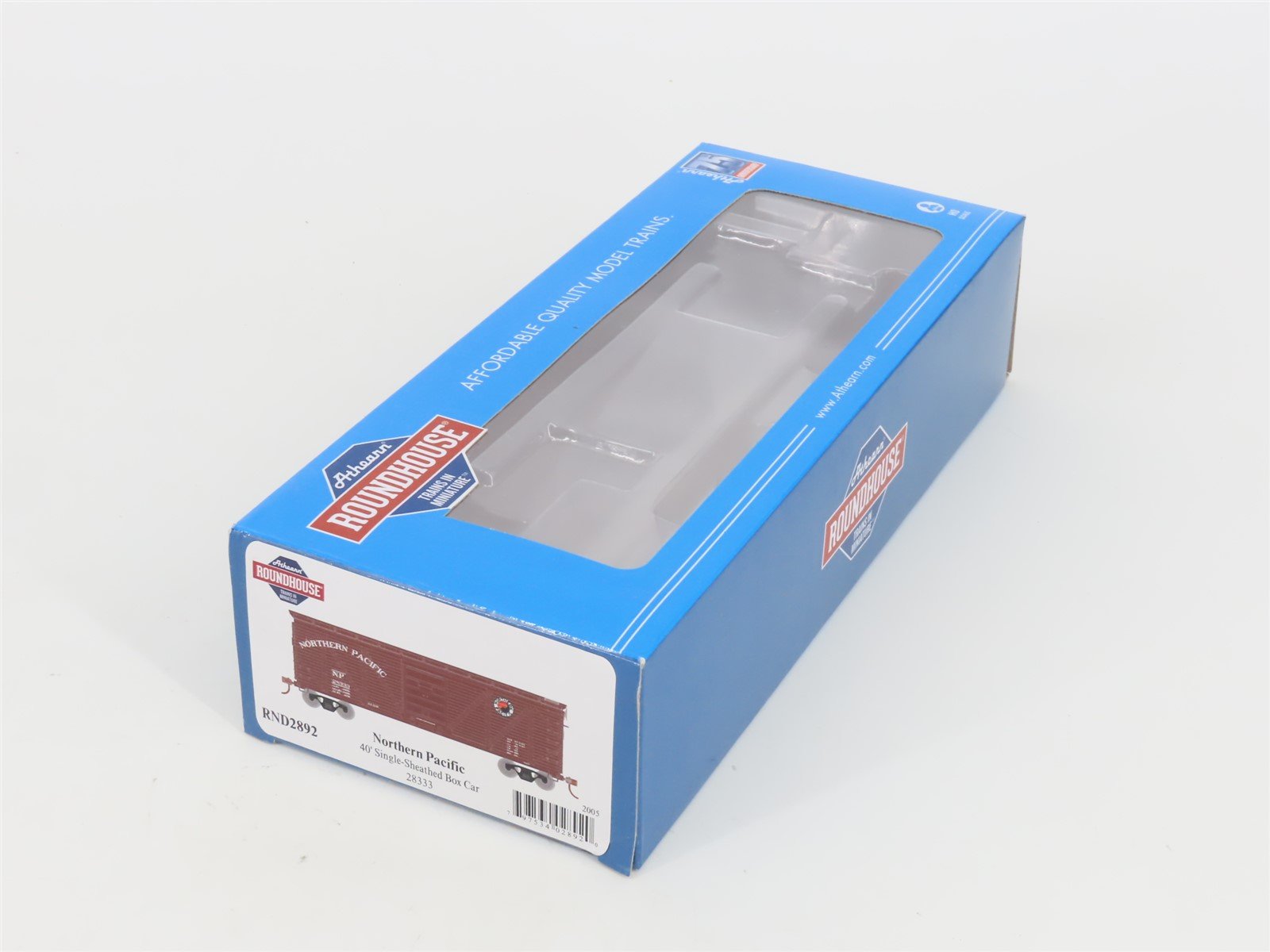 HO Scale Athearn Roundhouse RND2892 NP Northern Pacific 40' Box Car #28333