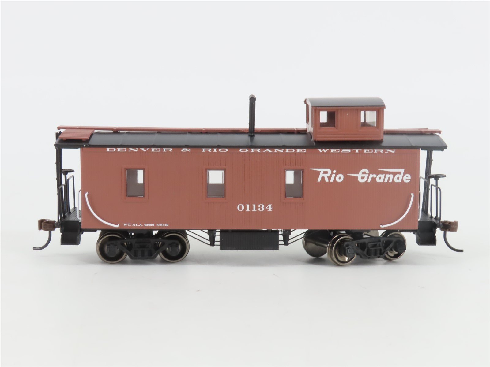 HO Scale Athearn Roundhouse RND17939 D&RGW Rio Grande Caboose #01134